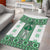 Ukraine Area Rug Traditional Braided Rope Belt Green Folk Pattern