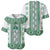 Ukraine Baseball Jersey Traditional Braided Rope Belt Green Folk Pattern