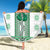 Ukraine Beach Blanket Traditional Braided Rope Belt Green Folk Pattern