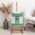 Ukraine Canvas Wall Art Traditional Braided Rope Belt Green Folk Pattern