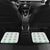 Ukraine Car Mats Traditional Braided Rope Belt Green Folk Pattern