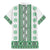 Ukraine Family Matching Mermaid Dress and Hawaiian Shirt Traditional Braided Rope Belt Green Folk Pattern
