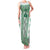 Ukraine Family Matching Tank Maxi Dress and Hawaiian Shirt Traditional Braided Rope Belt Green Folk Pattern