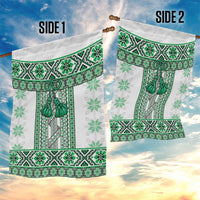 Ukraine Garden Flag Traditional Braided Rope Belt Green Folk Pattern