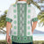 Ukraine Hawaiian Shirt Traditional Braided Rope Belt Green Folk Pattern