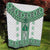 Ukraine Quilt Traditional Braided Rope Belt Green Folk Pattern