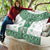 Ukraine Quilt Traditional Braided Rope Belt Green Folk Pattern