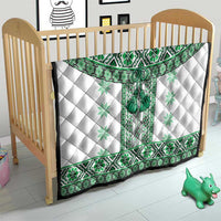 Ukraine Quilt Traditional Braided Rope Belt Green Folk Pattern