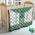 Ukraine Quilt Traditional Braided Rope Belt Green Folk Pattern