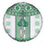 Ukraine Spare Tire Cover Traditional Braided Rope Belt Green Folk Pattern