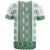 Ukraine T Shirt Traditional Braided Rope Belt Green Folk Pattern