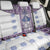 Ukraine Back Car Seat Cover Traditional Braided Rope Belt Purple Folk Pattern