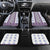 Ukraine Car Mats Traditional Braided Rope Belt Purple Folk Pattern