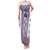Ukraine Family Matching Tank Maxi Dress and Hawaiian Shirt Traditional Braided Rope Belt Purple Folk Pattern