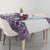 Ukraine Tablecloth Traditional Braided Rope Belt Purple Folk Pattern