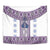 Ukraine Tapestry Traditional Braided Rope Belt Purple Folk Pattern