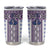 Ukraine Tumbler Cup Traditional Braided Rope Belt Purple Folk Pattern