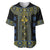 Ukraine Baseball Jersey Traditional Braided Rope Belt Folk Pattern National Color