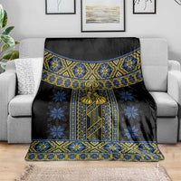 Ukraine Blanket Traditional Braided Rope Belt Folk Pattern National Color