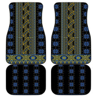 Ukraine Car Mats Traditional Braided Rope Belt Folk Pattern National Color