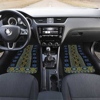 Ukraine Car Mats Traditional Braided Rope Belt Folk Pattern National Color
