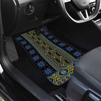 Ukraine Car Mats Traditional Braided Rope Belt Folk Pattern National Color