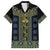 Ukraine Family Matching Long Sleeve Bodycon Dress and Hawaiian Shirt Traditional Braided Rope Belt Folk Pattern National Color