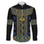 Ukraine Family Matching Long Sleeve Bodycon Dress and Hawaiian Shirt Traditional Braided Rope Belt Folk Pattern National Color