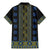 Ukraine Family Matching Mermaid Dress and Hawaiian Shirt Traditional Braided Rope Belt Folk Pattern National Color