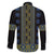 Ukraine Family Matching Off The Shoulder Long Sleeve Dress and Hawaiian Shirt Traditional Braided Rope Belt Folk Pattern National Color