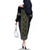 Ukraine Family Matching Off The Shoulder Long Sleeve Dress and Hawaiian Shirt Traditional Braided Rope Belt Folk Pattern National Color