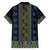 Ukraine Family Matching Summer Maxi Dress and Hawaiian Shirt Traditional Braided Rope Belt Folk Pattern National Color