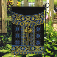 Ukraine Garden Flag Traditional Braided Rope Belt Folk Pattern National Color