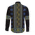 Ukraine Long Sleeve Button Shirt Traditional Braided Rope Belt Folk Pattern National Color
