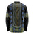 Ukraine Long Sleeve Shirt Traditional Braided Rope Belt Folk Pattern National Color