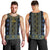 Ukraine Men Tank Top Traditional Braided Rope Belt Folk Pattern National Color