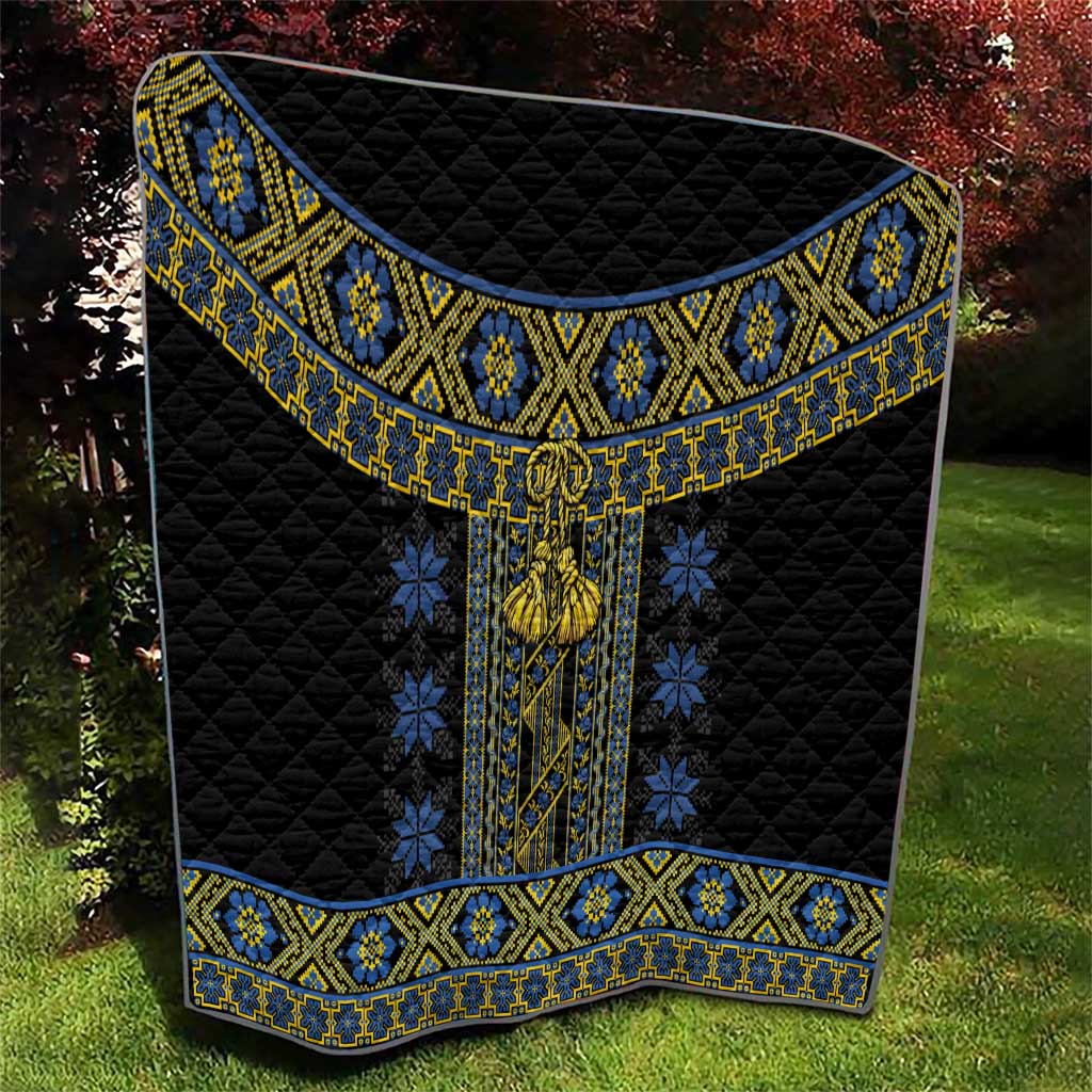 Ukraine Quilt Traditional Braided Rope Belt Folk Pattern National Color