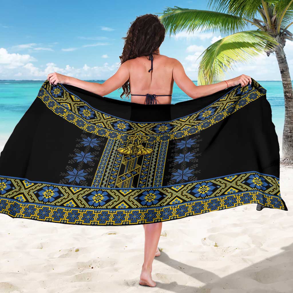 Ukraine Sarong Traditional Braided Rope Belt Folk Pattern National Color