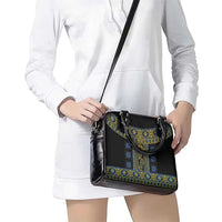 Ukraine Shoulder Handbag Traditional Braided Rope Belt Folk Pattern National Color