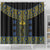 Ukraine Shower Curtain Traditional Braided Rope Belt Folk Pattern National Color