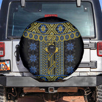 Ukraine Spare Tire Cover Traditional Braided Rope Belt Folk Pattern National Color