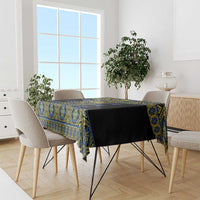 Ukraine Tablecloth Traditional Braided Rope Belt Folk Pattern National Color