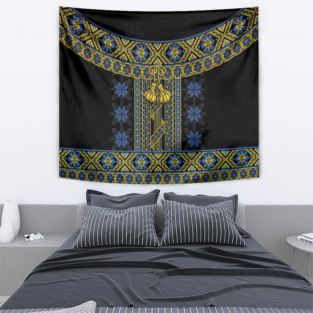 Ukraine Tapestry Traditional Braided Rope Belt Folk Pattern National Color