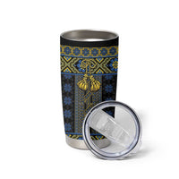 Ukraine Tumbler Cup Traditional Braided Rope Belt Folk Pattern National Color