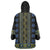 Ukraine Wearable Blanket Hoodie Traditional Braided Rope Belt Folk Pattern National Color