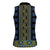 Ukraine Women Sleeveless Polo Shirt Traditional Braided Rope Belt Folk Pattern National Color