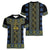Ukraine Women V-Neck T-Shirt Traditional Braided Rope Belt Folk Pattern National Color