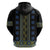 Ukraine Zip Hoodie Traditional Braided Rope Belt Folk Pattern National Color