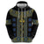Ukraine Zip Hoodie Traditional Braided Rope Belt Folk Pattern National Color