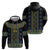 Ukraine Zip Hoodie Traditional Braided Rope Belt Folk Pattern National Color